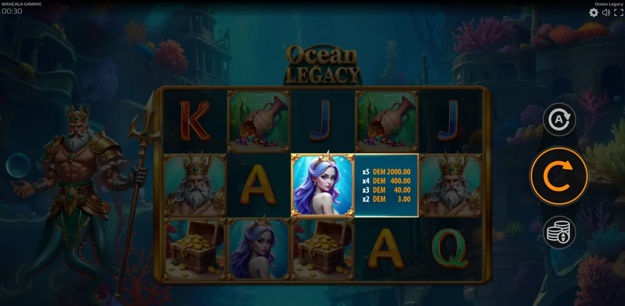 Ocean Legacy - شاشة اللعب