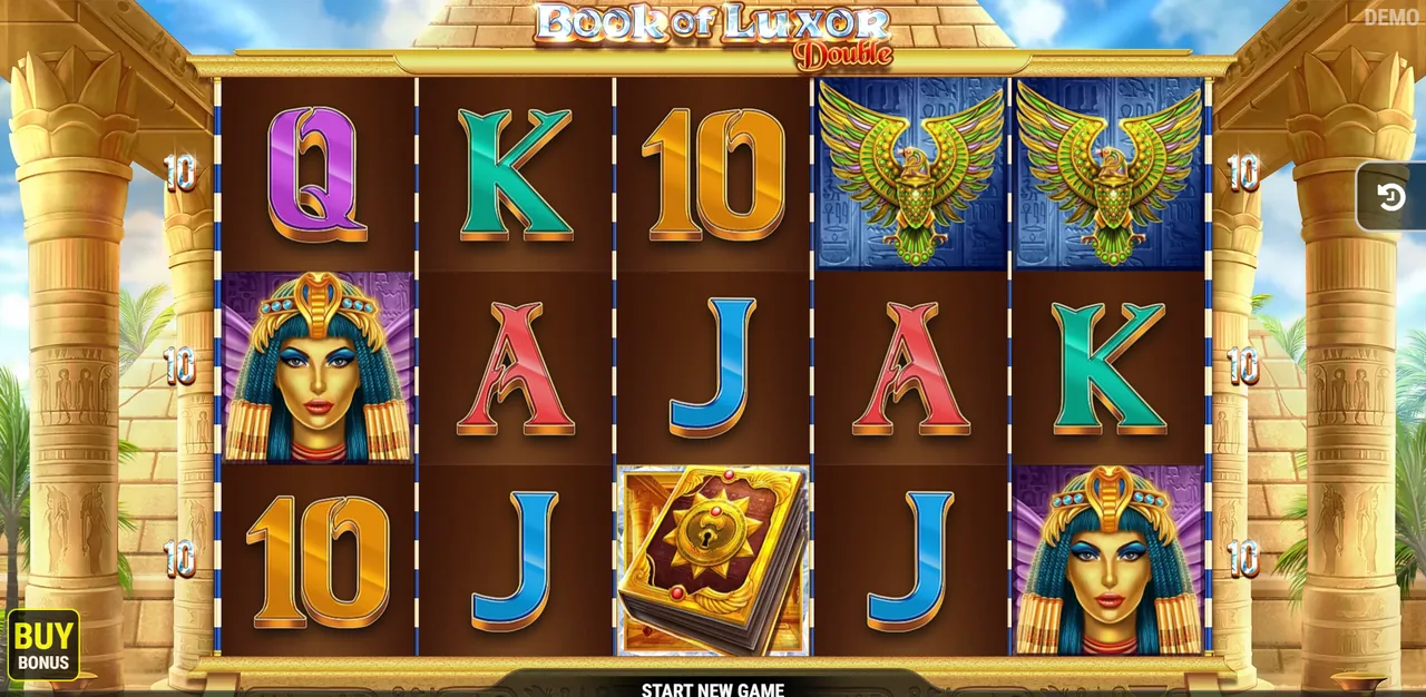 Book of Luxor Double - game screen