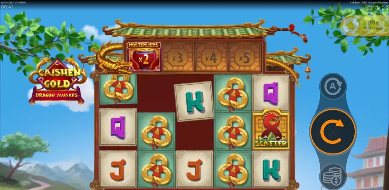 Caishen Gold: Dragon Awakes - الشبكة أثناء اللعب
