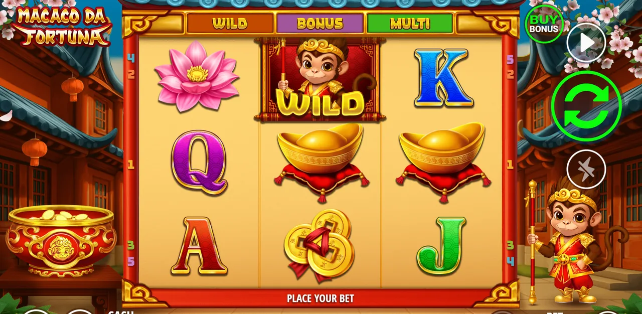 Macaco Da Fortuna - game screen