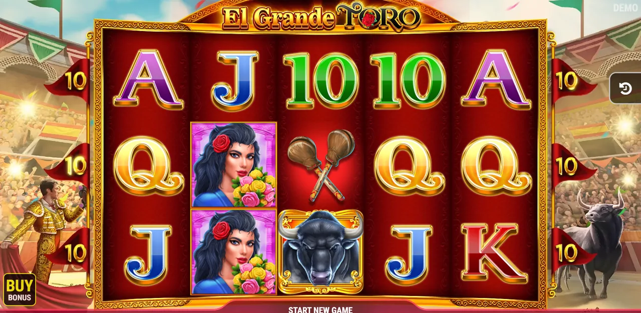 El Grande Toro - écran de jeu