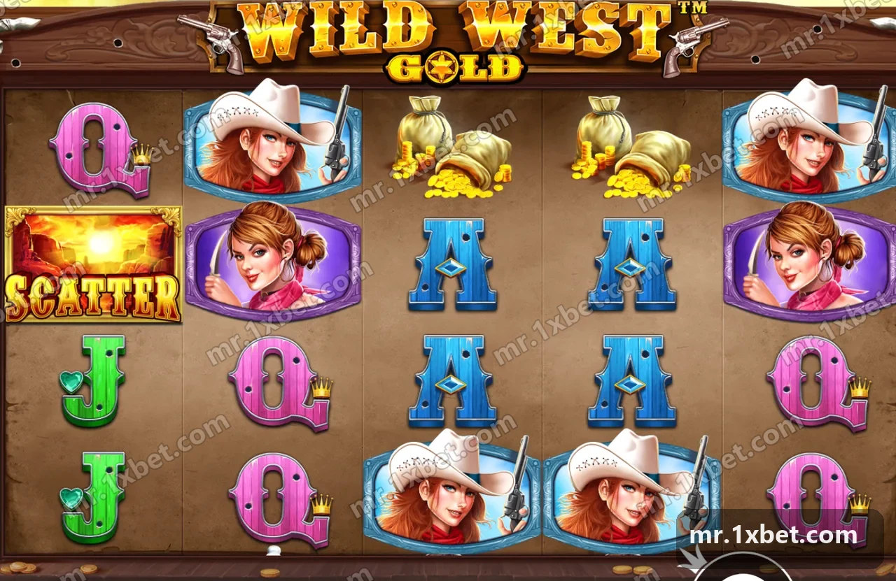 Wild West Gold™ - شاشة اللعب