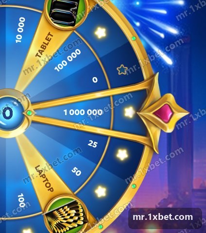 Wheel of fortune - l'aiguille rouge face au secteur d'un million