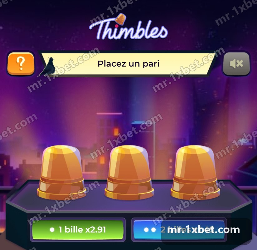 Thimbles - game poster