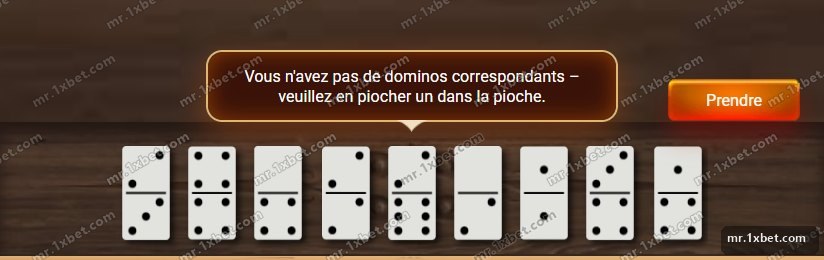 Dominoes - a tile drawn from the stock